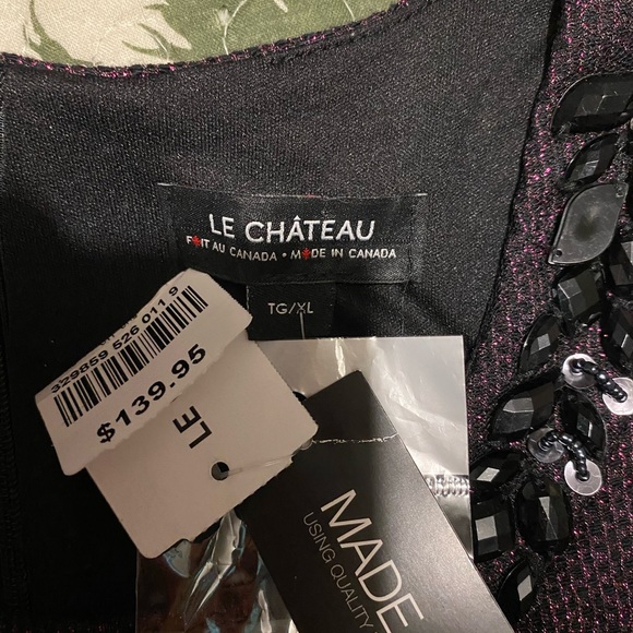 Fabulous wine color sparkly dress - Picture 3 of 3